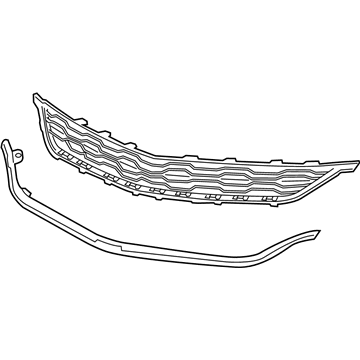 GM 84061034 Grille Assembly, Front Upper *Less Finish