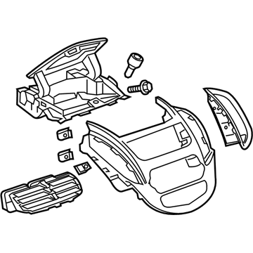 GM 95381515 Plate Assembly, Instrument Panel Trim *Black