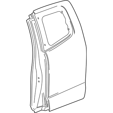 GM 23488401 Panel, Rear Side Door Outer (Rh)