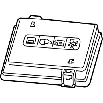 GM 84074159 Cover, Engine Wiring Harness Fuse Block