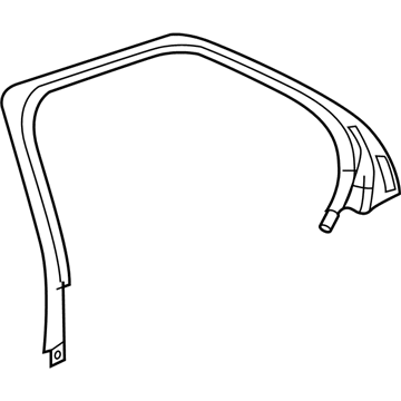 Cadillac STS Weather Strip - 25881539