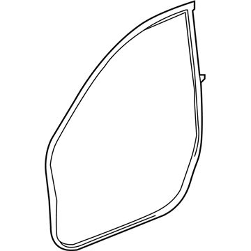 GM 84136387 Weatherstrip Assembly, Front Side Door (Door Side)