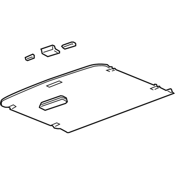 GM 19179507 Sunshade,Sun Roof