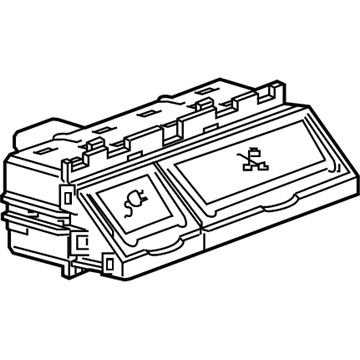 GM 84482903 Switch Assembly, I/P Ctr Acsry Function *Jet Black