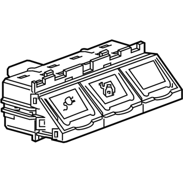 GM 84482908 Switch Assembly, I/P Ctr Acsry Function *Jet Black