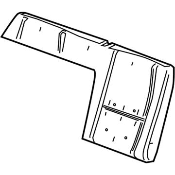 GM 92230520 Pad,Rear Seat Back