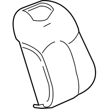 GM 84466066 Cover Assembly, F/Seat Bk *Bittersweet
