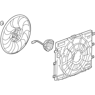 2021 Chevrolet Blazer Radiator fan - 84595305