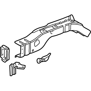 GM 15841762 Rail Asm,Front Compartment Inner Side