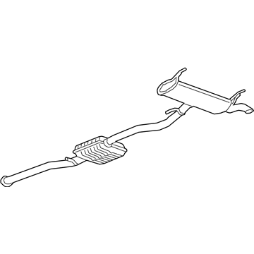 GM 84826974 Muffler Assembly, Exh (W/ Exh Pipe)