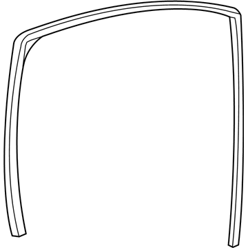 GM 95157066 Sealing Strip, Front Side Door Window Frame