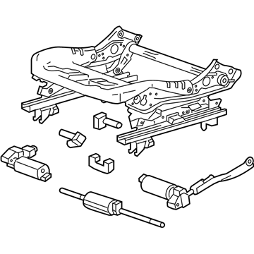 GM 13506162 Frame Assembly, Front Seat Cushion