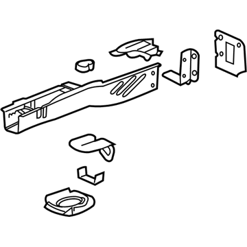 GM 23484643 Rail Assembly, Underbody Rear Side