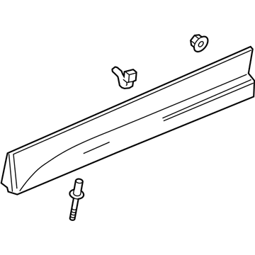 GM 84646668 Molding Assembly, Front S/D *Black