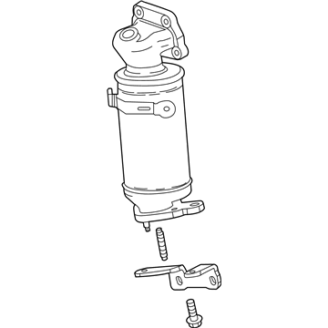 GM 12643323 Warm Up 3Way Catalytic Convertor Assembly