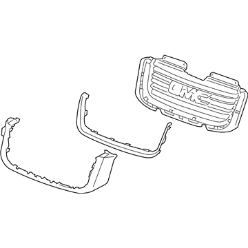 GM 19121101 Grille Kit,Radiator *Inner Grille