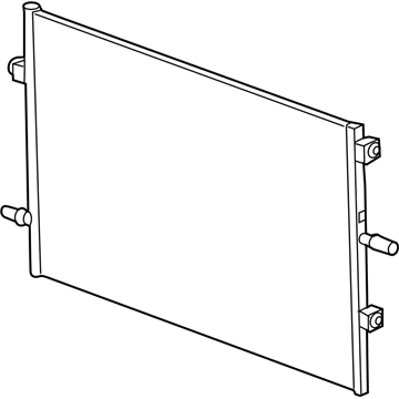 GM 84153763 Auxiliary Radiator Assembly