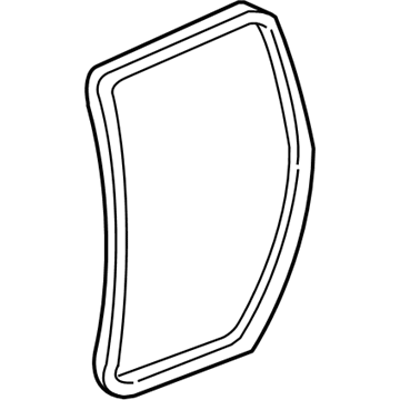 GM 15128083 Weatherstrip, Rear Side Door