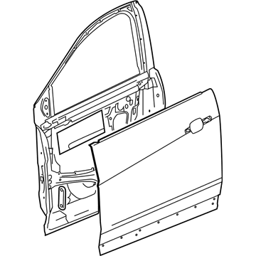 GM 84581378 Door Assembly, Front Si