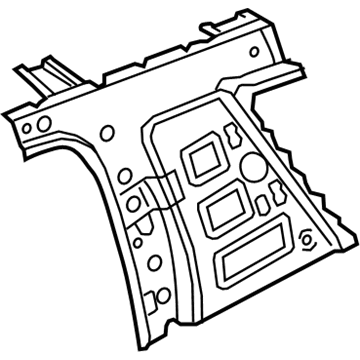 GM 23122132 Reinforcement Assembly, Body Lock Pillar