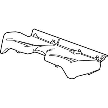 GM 23371128 Pad Assembly, Rear Seat Cushion