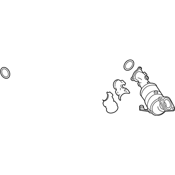 2016 Cadillac CT6 Catalytic Converter - 12673972