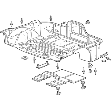 GM 84153100 Panel Assembly, Rear Floor