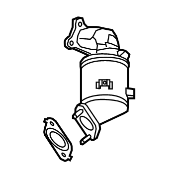 GM 84315299 Converter Assembly, Warm Up 3Way Catalytic (W/ Exhaust Pip