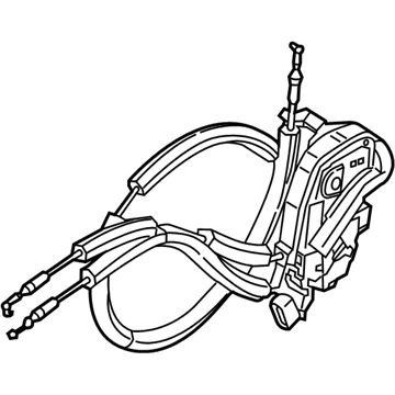 GM 19317554 Front Side Door Lock Assembly