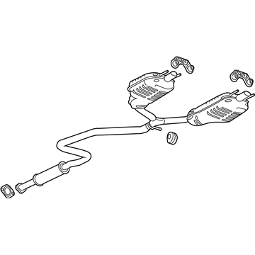 GM 84312689 Muffler Assembly, Exh (W/ Exh Pipe)