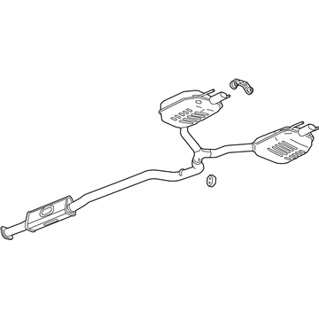 GM 84619999 Muffler Assembly, Exh (W/ Exh Pipe)