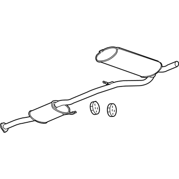 2008 Saturn Vue Exhaust Pipe - 25972190