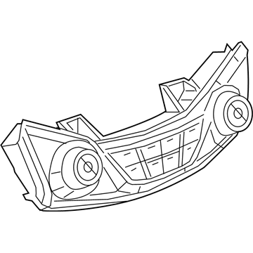 GM 42543597 Heater & Air Conditioner Control Assembly User Interface