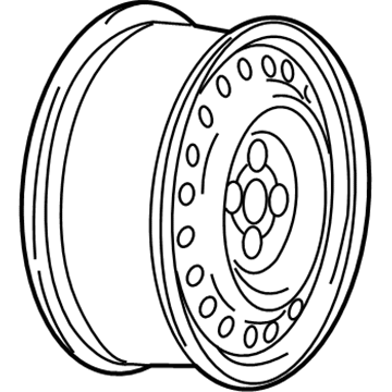 2020 Chevrolet Sonic Spare Wheel - 42644286