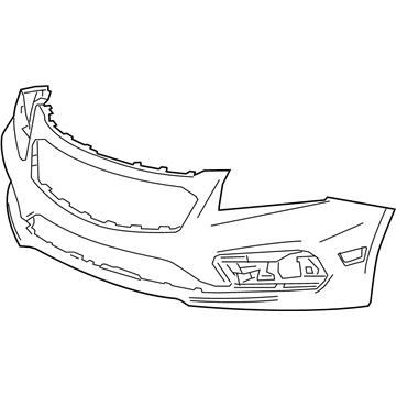 GM 94525910 Front Bumper Cover *Service Primer