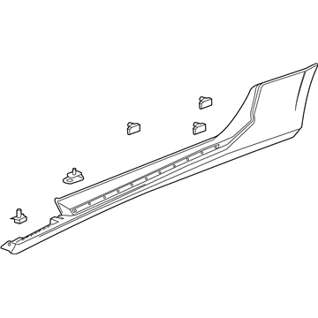 GM 84141316 Molding Assembly, Rocker Panel *Service Primer