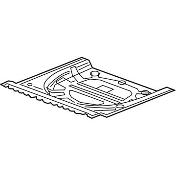 GM 84208549 Panel Assembly, Rear Floor Rear