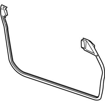 GM 23460380 Weatherstrip Assembly, Front Side Door (Door Side)