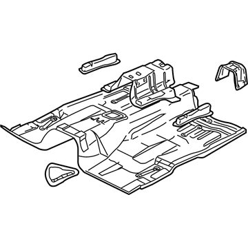 GM 92123108 Panel,Front Floor