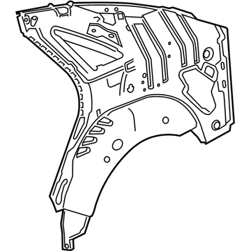 GM 22863533 Panel Assembly, Quarter Inner & Rear Wheelhouse