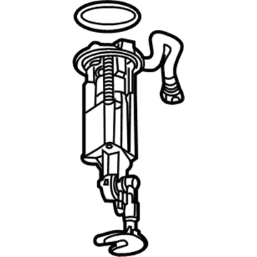 GM 19354814 Fuel Tank Fuel Pump Module Kit (W/O Fuel Level Sensor)