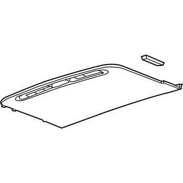 GM 95326975 Sunshade Assembly, Sun Roof *Titanium