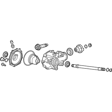 GM 23317167 Front Differential Carrier Assembly