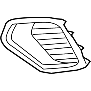 GM 13491164 Cover, Front Fog Lamp Opening