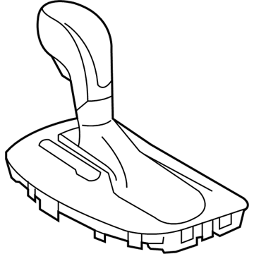 GM 13480634 Knob Assembly, Automatic Transmission Control Lever (W/ Automatic Transmission Conical*Echelon Warm