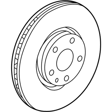 GM 84307045 Front Brake Rotor Assembly