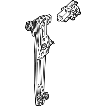 GM 84891698 Regulator Assembly, Rear S/D Wdo