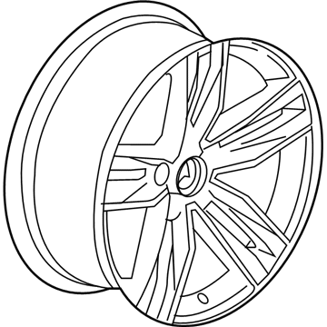 GM 22998074 Wheel Rim, 20X8.5J Aluminum 25Mm Outside 120X5Xm14B/C*Android