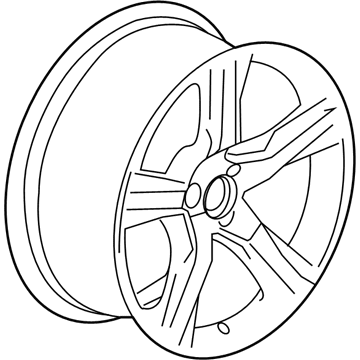 GM 23355801 Wheel Rim, Rear
