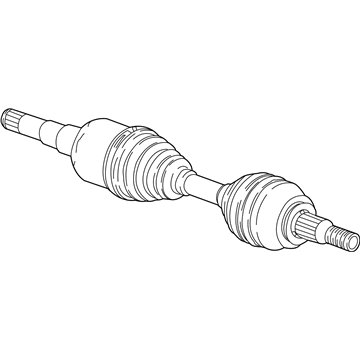 GM 84263497 Front Driver Side Half, Shaft Assembly